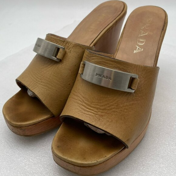 Prada women's sandals size - Picture 1 of 7